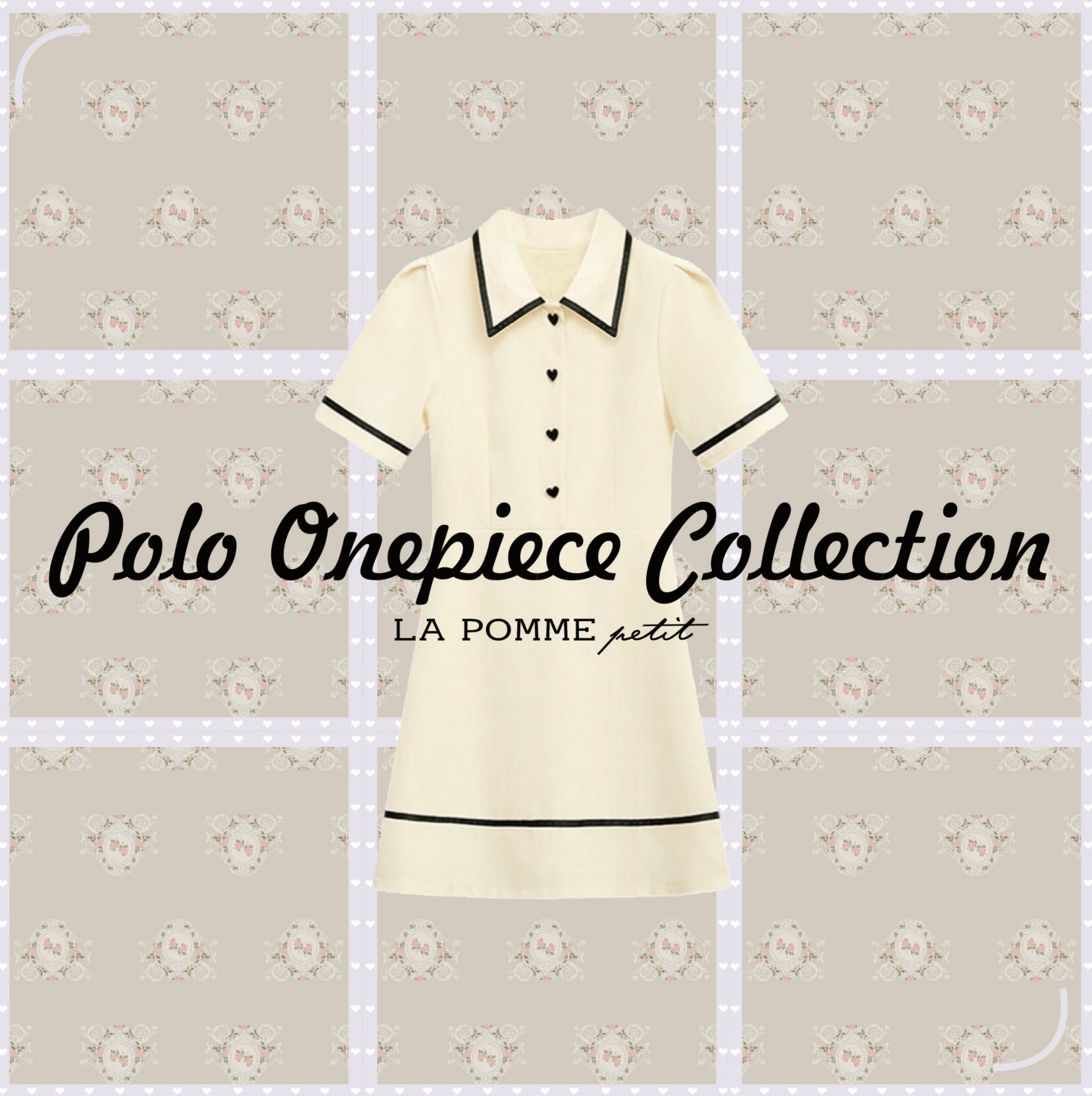 LA POMME人気No1商品！ポロワンピースが再入荷しました♪ - LOVE POMME POMME